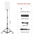 Luz LED de Video SH de 24'' y 90W, Panel de Iluminación Regulable para Fotografía, Selfies, Estudio Fotográfico, Transmisión en Vivo, Lámpara de Relleno con Trípode