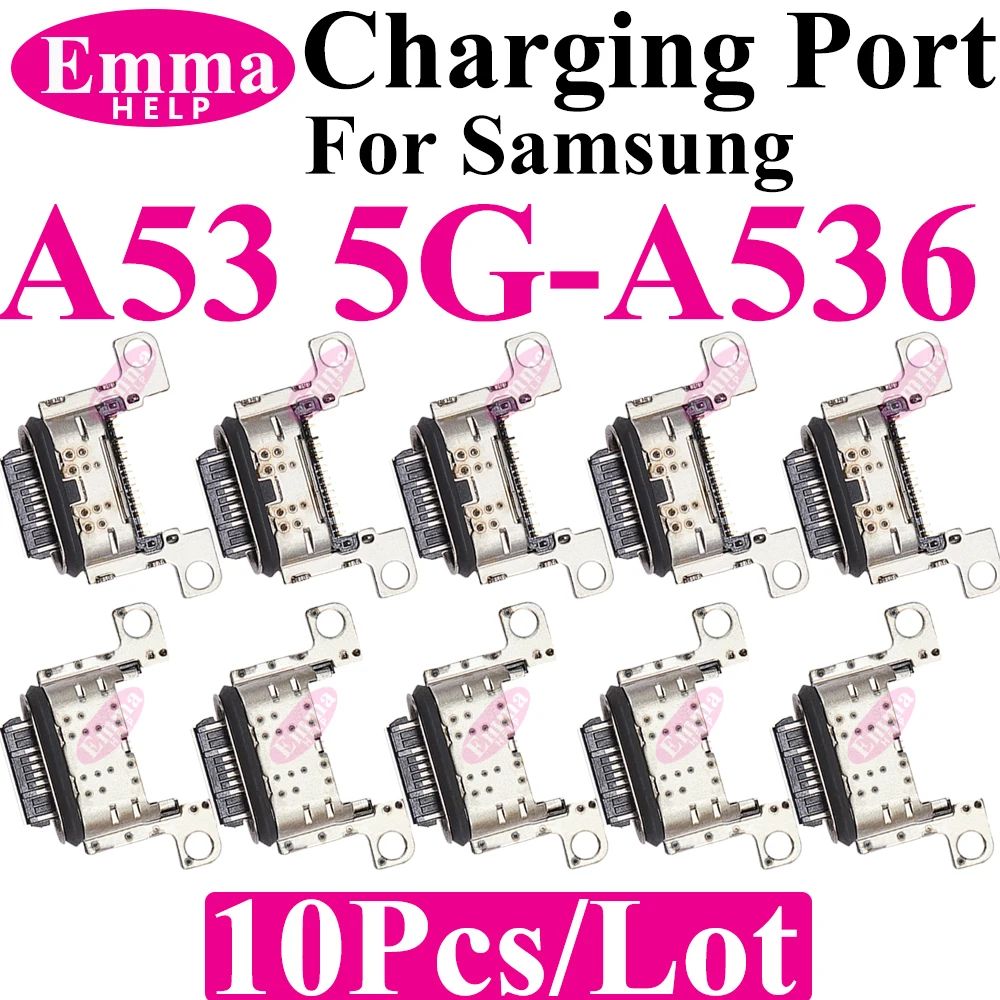 10 Conectores Originales para Puerto de Carga USB para Samsung A15 A05S A25 A35 A55 A13 A04S A14 A23 A33 A24 A34 A54 A53