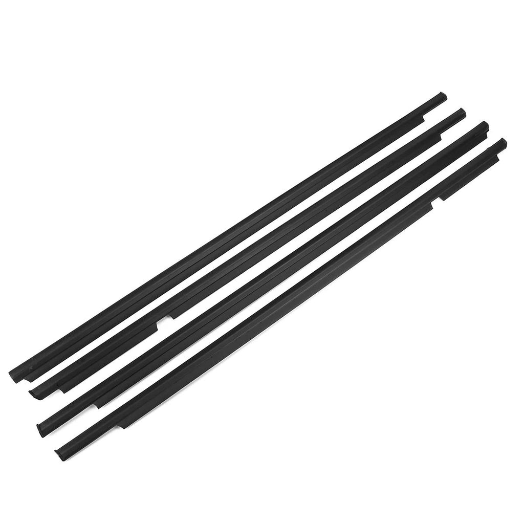 4 Uds. De goma exterior cromada o negra para ventanas Lexus GX470 2003-2009, sello de burlete para Land Cruiser Prado 120 75711-60061
