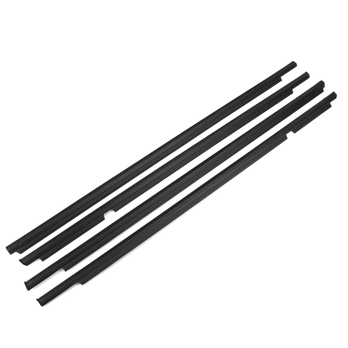 4 Uds. De goma exterior cromada o negra para ventanas Lexus GX470 2003-2009, sello de burlete para Land Cruiser Prado 120 75711-60061