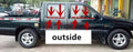 4 piezas de goma para ventanas para camioneta Isuzu 1991-1996 Protector de vidrio para Holden Rodeo TF decoración tira meteorológica para camión TFR