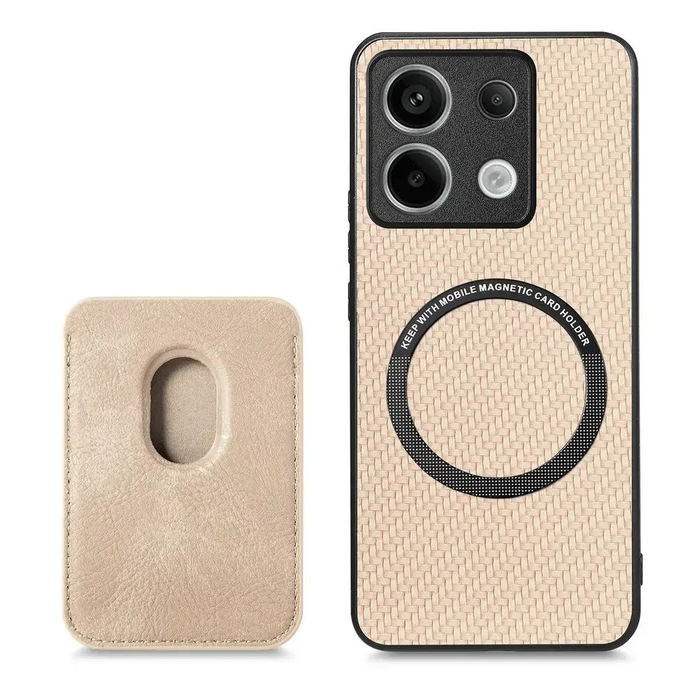 Funda de Cuero Desmontable 2 en 1 con Imán para Xiaomi Redmi Note 15 5G 4G, Funda con Ranuras para Tarjetas, Carcasa Trasera para Redmi Note 14 Pro Plus 13 14C