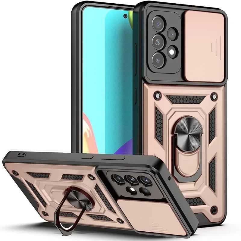 Funda protectora para parachoques de lente de cámara deslizante para Samsung Galaxy S24 S23 S22 S21 Ultra S20 Plus A53 A54 S20 FE Note 20 S23 FE