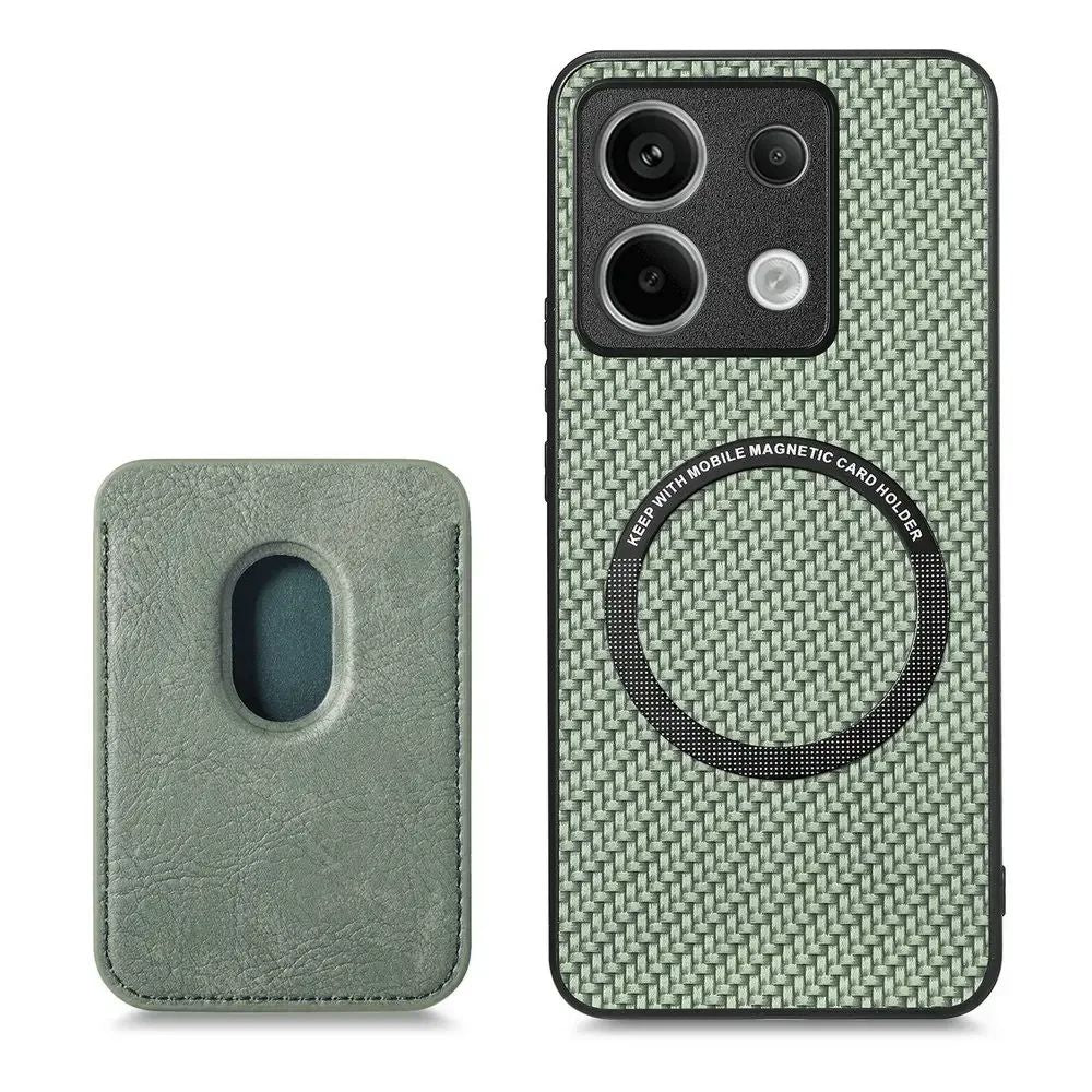Funda de Cuero Desmontable 2 en 1 con Imán para Xiaomi Redmi Note 15 5G 4G, Funda con Ranuras para Tarjetas, Carcasa Trasera para Redmi Note 14 Pro Plus 13 14C