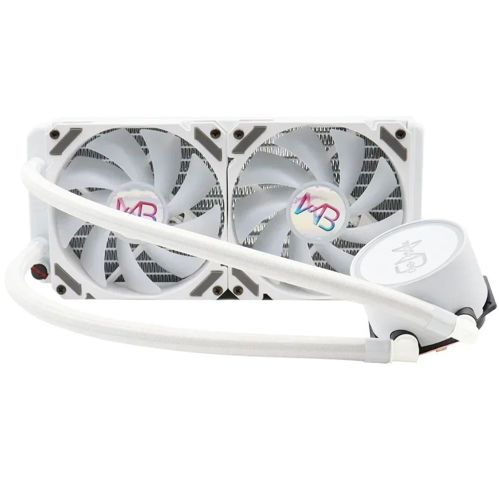 Enfriador de CPU de refrigeración por agua para ordenador ARGB 240mm PWM 4PIN 240mm Ventilador líquido para radiador Intel LGA 1200 115x1700 2011 AM4 AM5