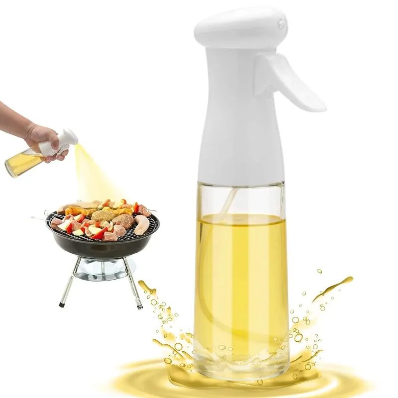 Spray de aceite para cocinar, botella dispensadora de aceite de oliva, pulveriza