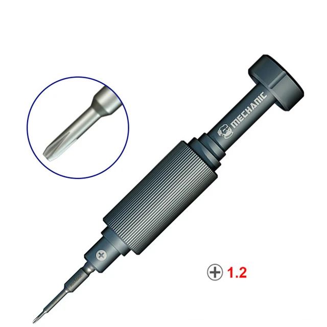 Kit de destornillador mecánico 6 en 1 IShell MAX, cruz de flor de ciruelo de alta dureza para iPhone, herramientas de reparación de desmontaje interno inferior