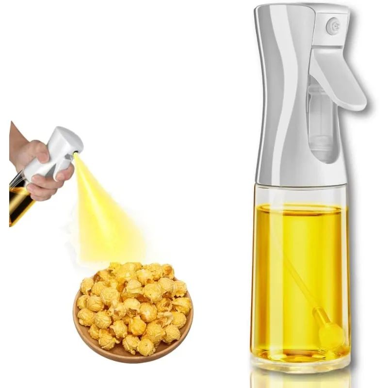 Spray de aceite para cocinar, botella dispensadora de aceite de oliva, pulveriza