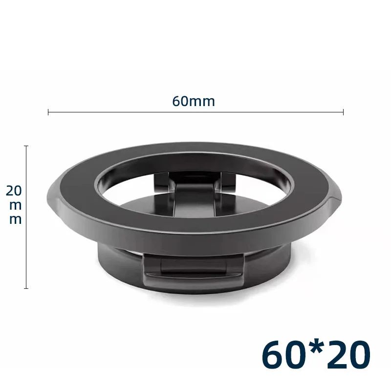 Soporte magnético fuerte para teléfono móvil para coche 360 °   Soporte Pegatina Trasera Giratorio Ajustable Magsafe para IPhone 15 Samsung Xiaomi Universal