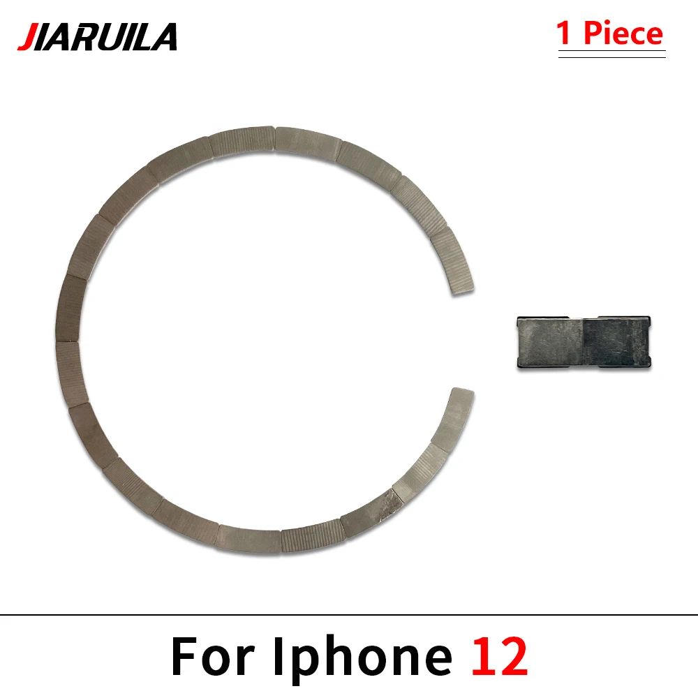 Reemplazo magnético de carcasa trasera para Iphone 12 13 14 Pro Max Mini Plus imán de carga inalámbrica de vidrio de cubierta trasera