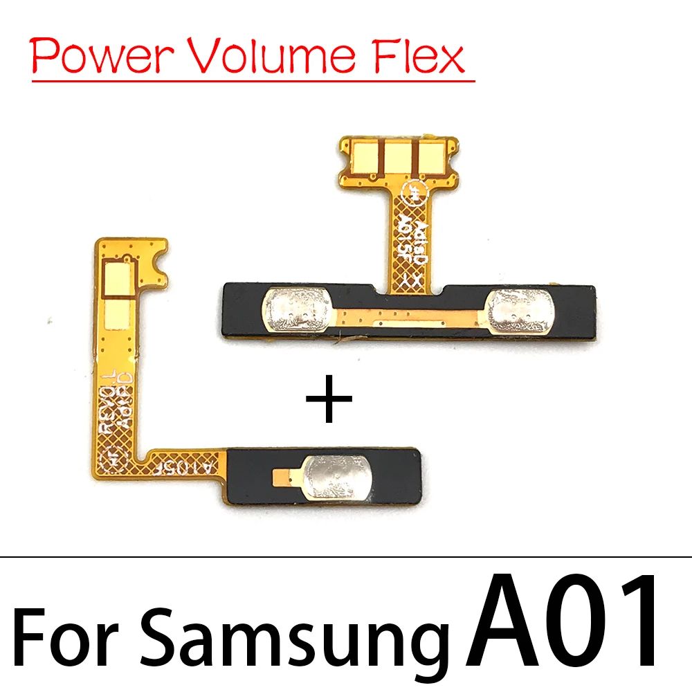 Botón de volumen de encendido y apagado, Cable flexible para Samsung A01, A10S, A11, A20S, A21S, A30, A30S, A50, A50S, A70S, A51, A71, A920, 30 unidades