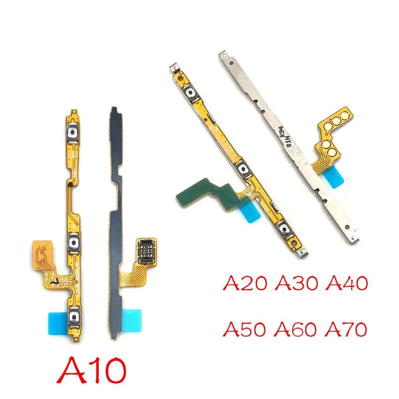 Botón de volumen de encendido y apagado, Cable flexible para Samsung A01, A10S, A11, A20S, A21S, A30, A30S, A50, A50S, A70S, A51, A71, A920, 30 unidades