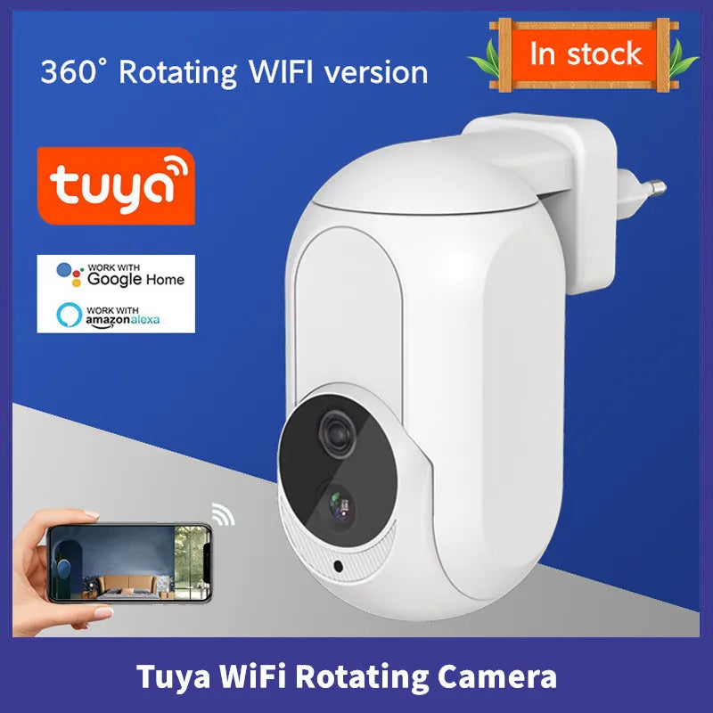 Cámara de Seguridad WiFi 360° 1080P Visión Nocturna