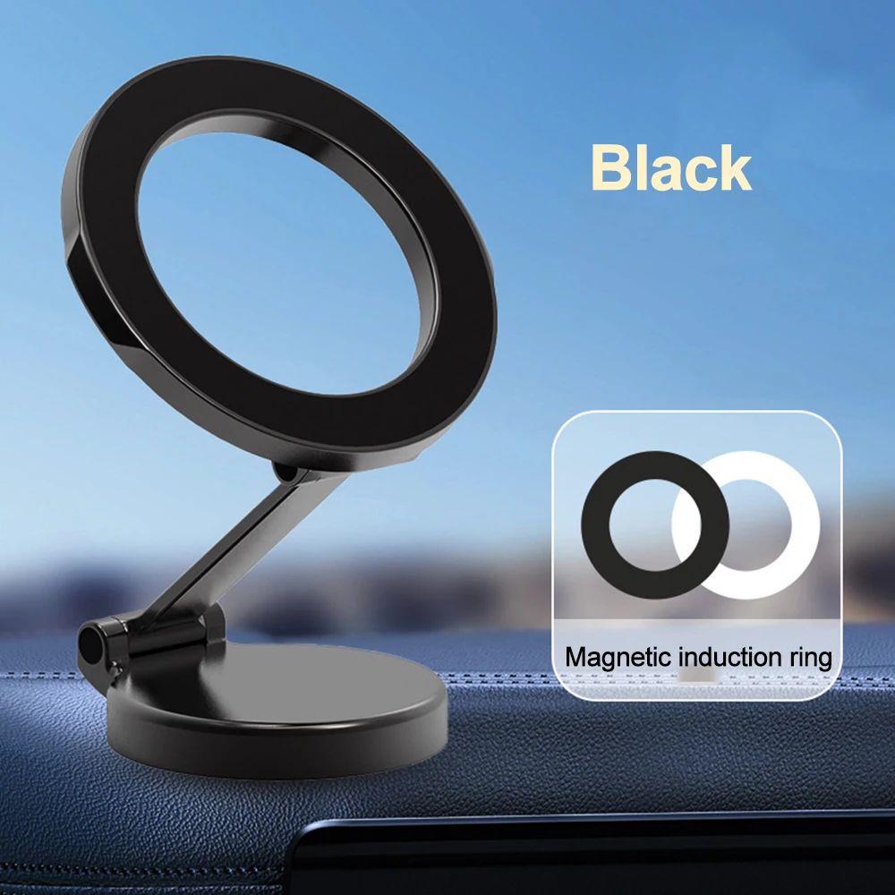 Soporte magnético fuerte para teléfono móvil para coche 360 °   Soporte Pegatina Trasera Giratorio Ajustable Magsafe para IPhone 15 Samsung Xiaomi Universal