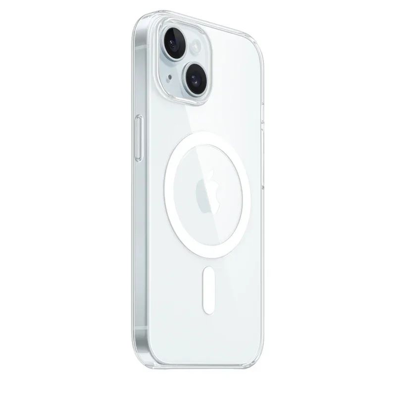 Funda transparente Original magnética para iPhone 17 Air 16 15 14 13 12 11 Pro Max mini XS XR Funda para Magsafe Funda transparente de silicona