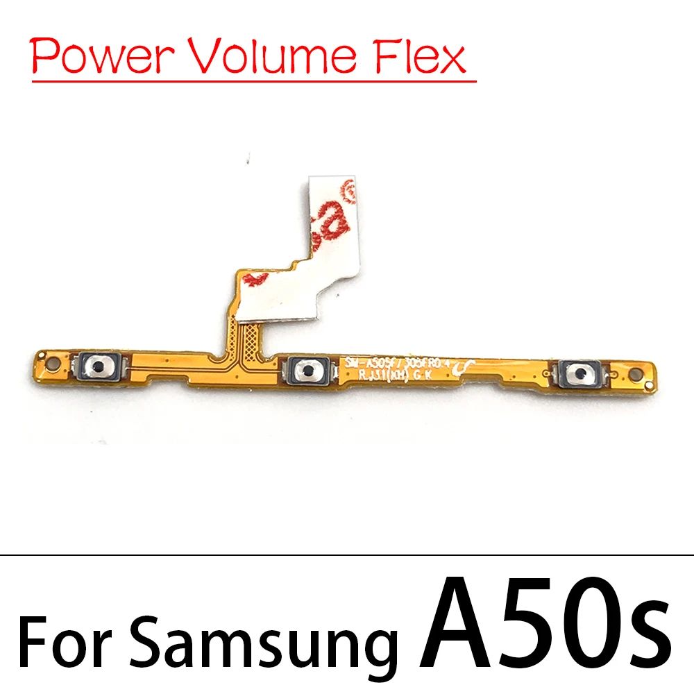 Botón de volumen de encendido y apagado, Cable flexible para Samsung A01, A10S, A11, A20S, A21S, A30, A30S, A50, A50S, A70S, A51, A71, A920, 30 unidades