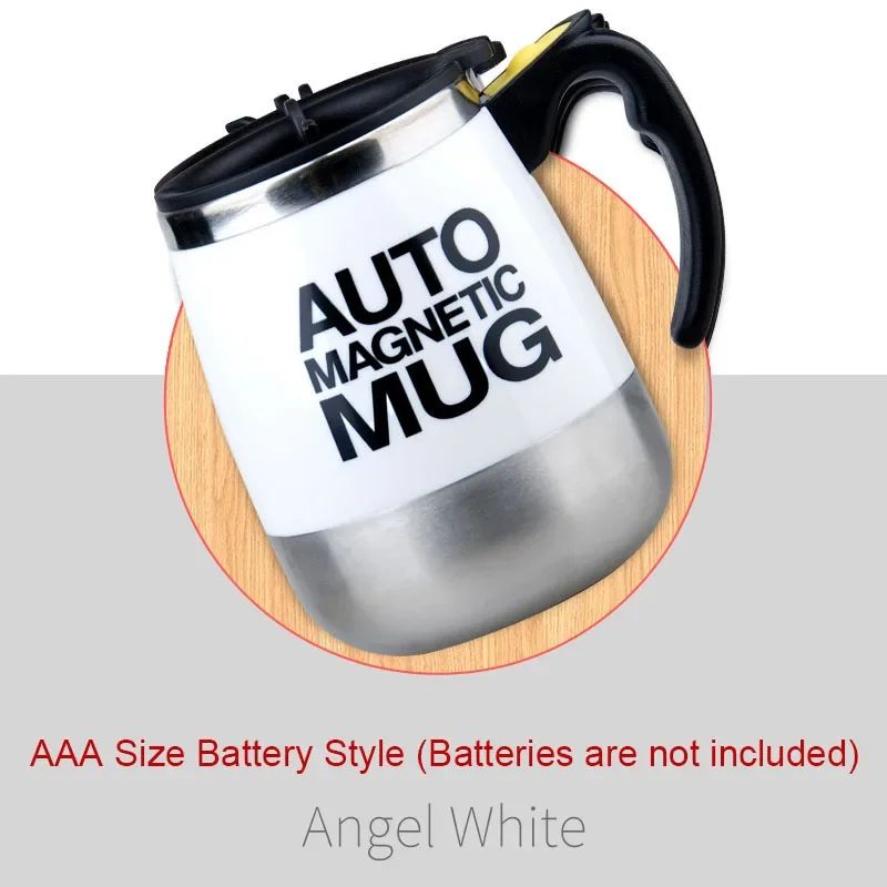 Taza magnética automática para mezclar café y leche, vaso de acero inoxidable 304, batidora creativa, mezclador inteligente, tazas térmicas, novedad