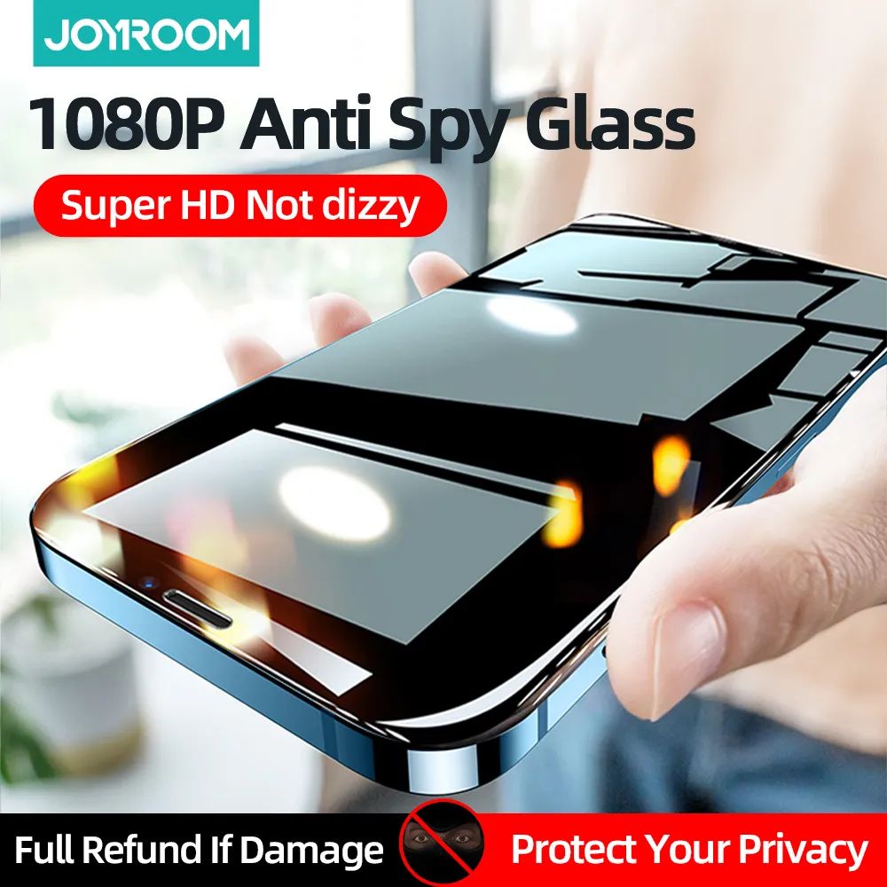 Joyroom Protector de pantalla privado para iphone 17 16 15 14 13 12 11 Pro Max vidrio templado antiespía para iPhone 17 16 pro max vidrio