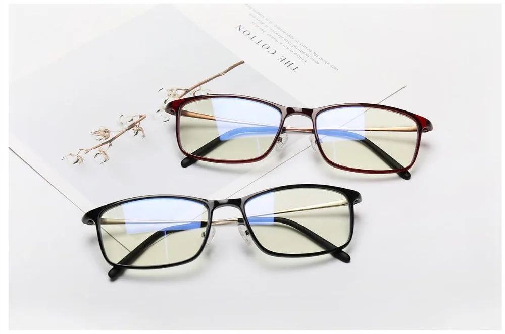 Gafas antiazules originales Xiaomi Mijia 40% Protector de ojos UV gafas de cristal antirayos azules para hombre mujer juegan teléfono/computadora/juego