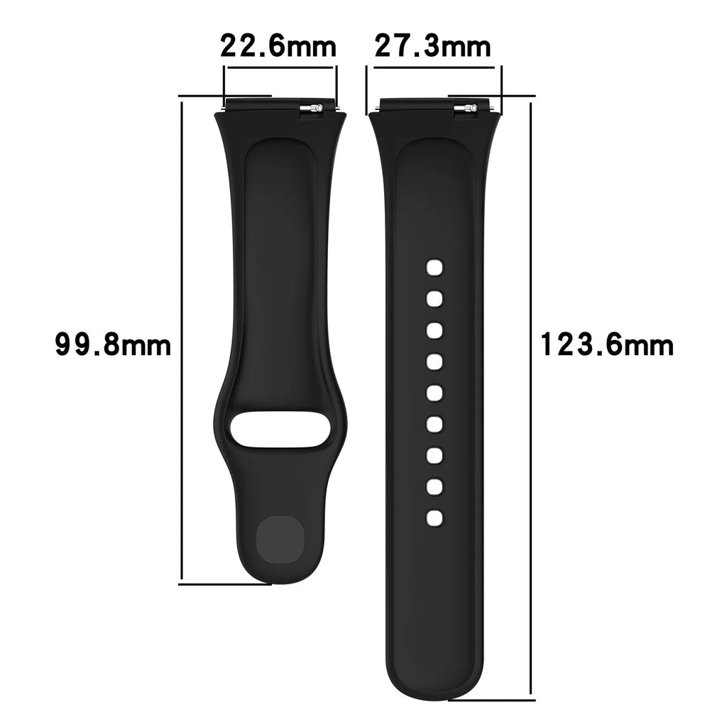 Correa de Silicona Oficial del Mismo Modelo para Redmi Watch 3 Active + Funda Protectora para Xiaomi Redmi Watch 3