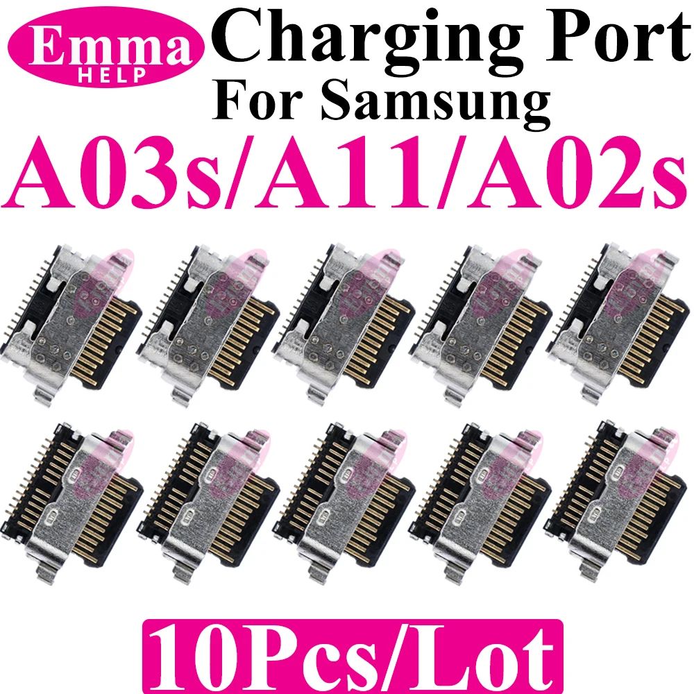 10 Conectores Originales para Puerto de Carga USB para Samsung A15 A05S A25 A35 A55 A13 A04S A14 A23 A33 A24 A34 A54 A53