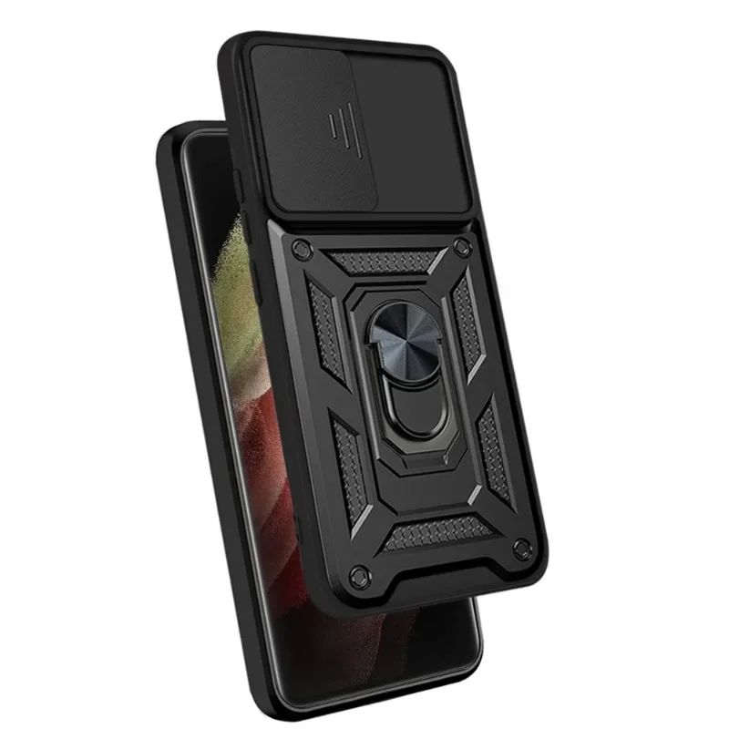 Funda protectora para parachoques de lente de cámara deslizante para Samsung Galaxy S24 S23 S22 S21 Ultra S20 Plus A53 A54 S20 FE Note 20 S23 FE