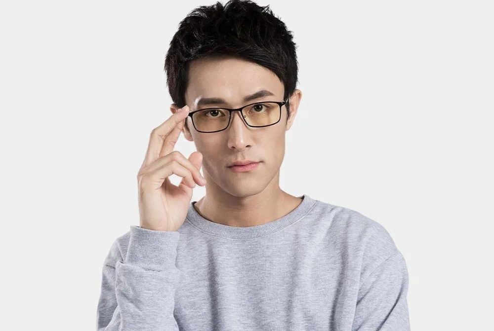 Gafas antiazules originales Xiaomi Mijia 40% Protector de ojos UV gafas de cristal antirayos azules para hombre mujer juegan teléfono/computadora/juego