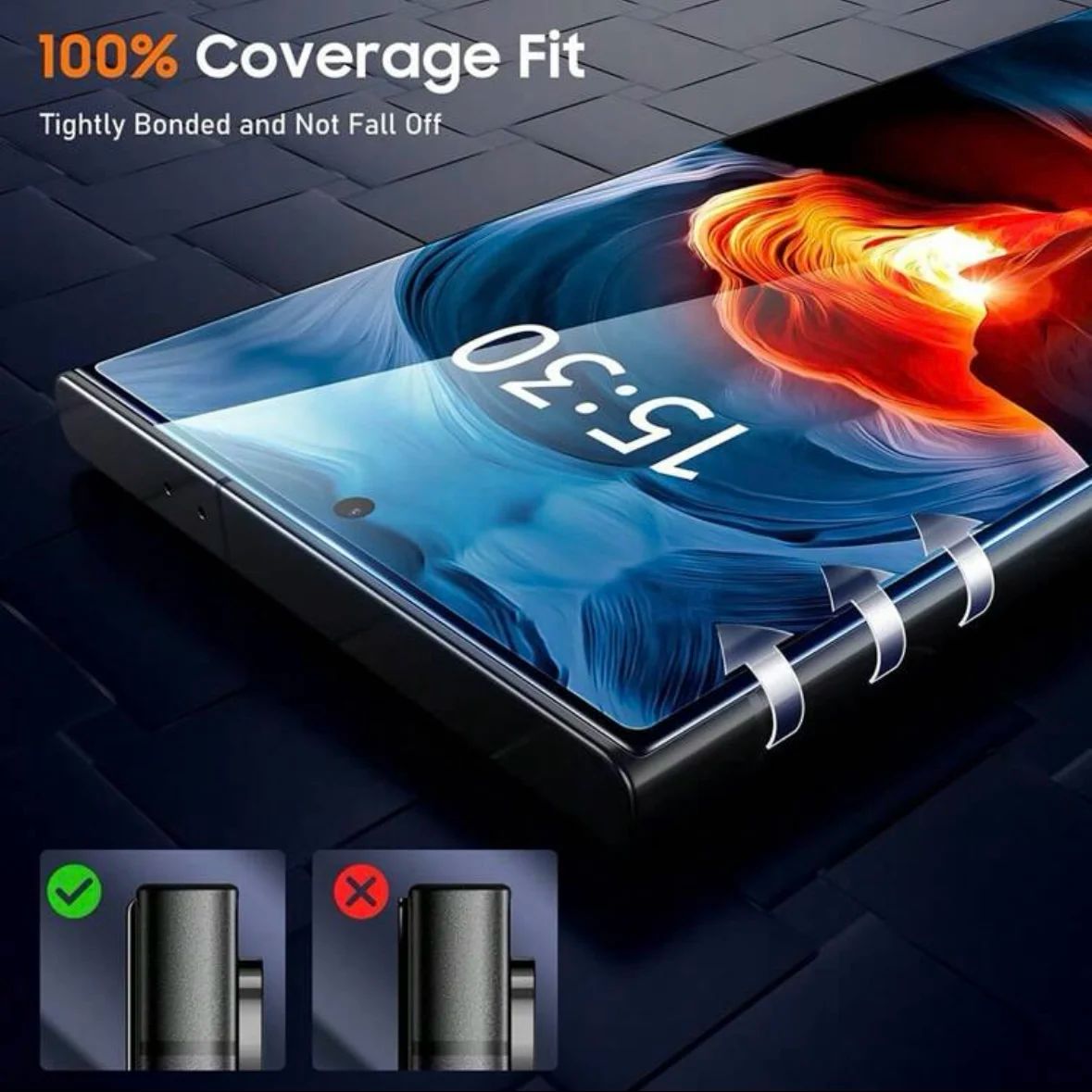 2 uds para Samsung Galaxy S24 Ultra S23 S22 S21 Plus z-fold 5 4 3 A55 A32 A54 A33 A35 5G Protector de pantalla de vidrio templado con Kit