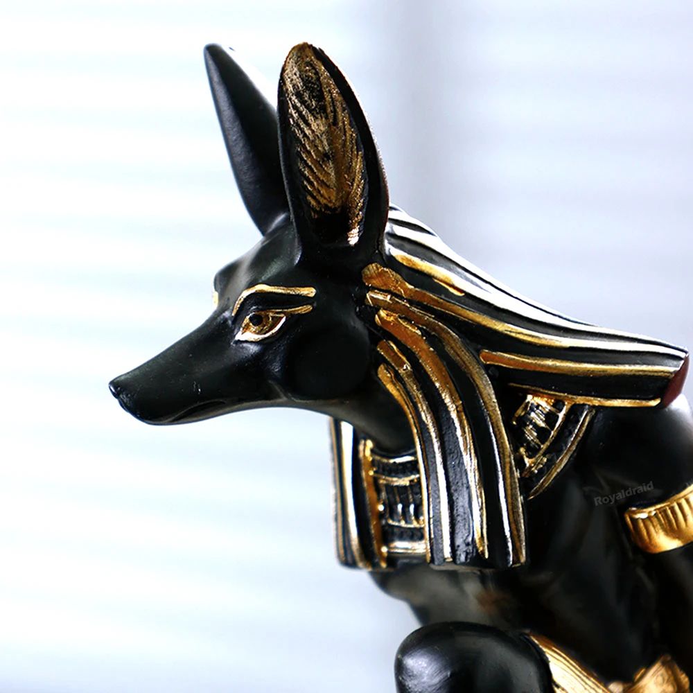 Soporte de resina para controlador de God Anubis de Egipto para PS4/PS5/XBOX/Switch, soporte para teléfono móvil, soporte de exhibición de escritorio, Gif de Navidad