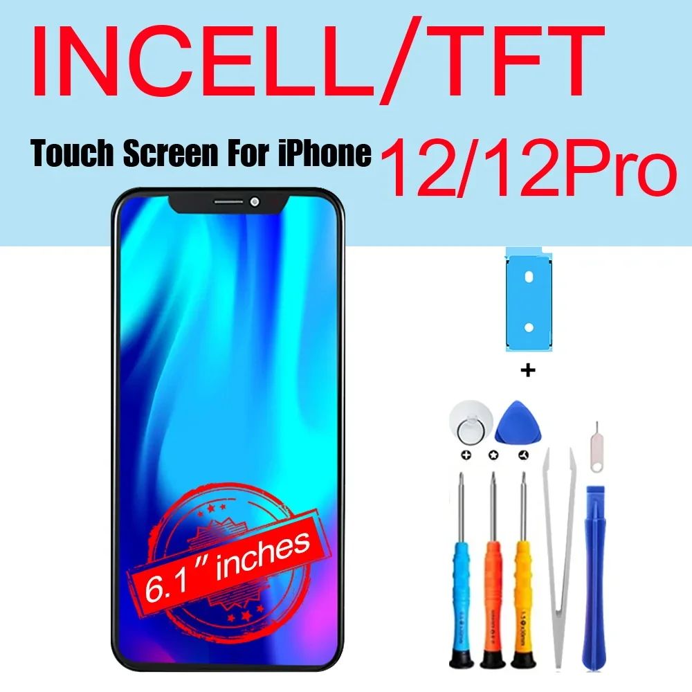 PINZHENG pantalla de alta calidad AMOLED INCELL LCD OLED OEM para iPhone 11 12 13 Mini Pro Max XS XR MAX reemplazo de pantalla con herramienta