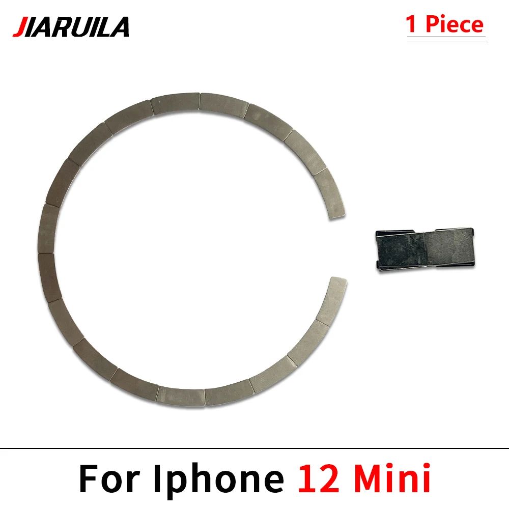 Reemplazo magnético de carcasa trasera para Iphone 12 13 14 Pro Max Mini Plus imán de carga inalámbrica de vidrio de cubierta trasera