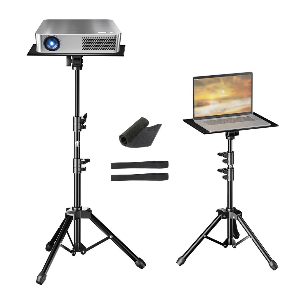 Trípode para Proyector SH - Soporte Ajustable para Laptop, Mesa de Mezclas DJ, Escritorio para Computadora en Exteriores, Soporte para Escenario o Estudio