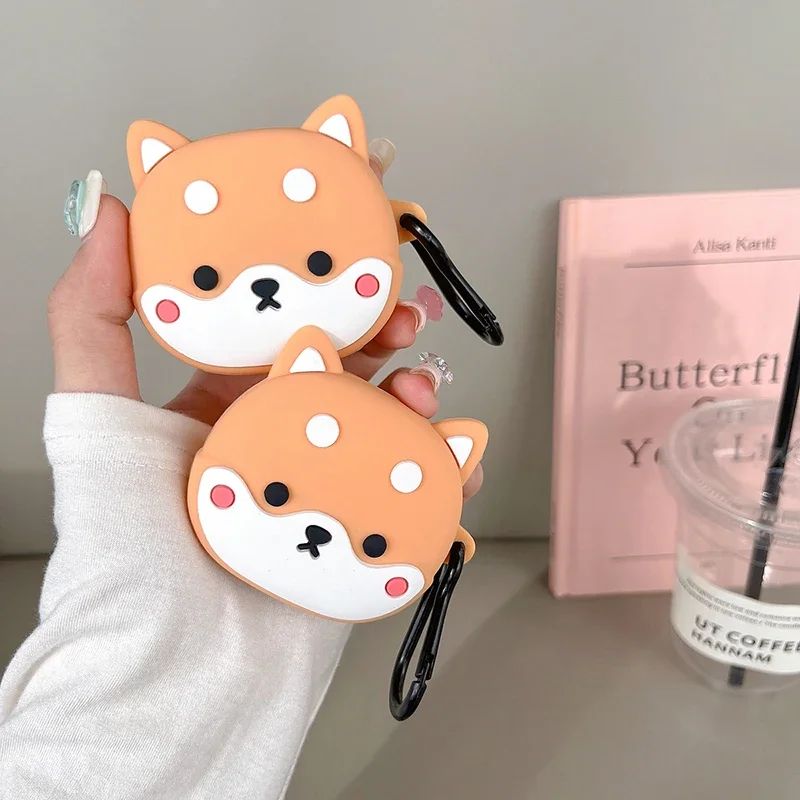 Funda bonita Shiba Inu Cool Bulldog para Samsung Galaxy Buds Pro Live 2 Buds2 Pro, carcasa protectora para Galaxy Buds FE