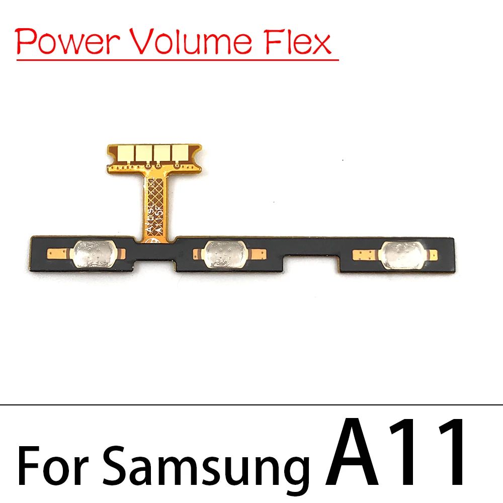Botón de volumen de encendido y apagado, Cable flexible para Samsung A01, A10S, A11, A20S, A21S, A30, A30S, A50, A50S, A70S, A51, A71, A920, 30 unidades