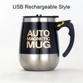 Taza magnética automática para mezclar café y leche, vaso de acero inoxidable 304, batidora creativa, mezclador inteligente, tazas térmicas, novedad