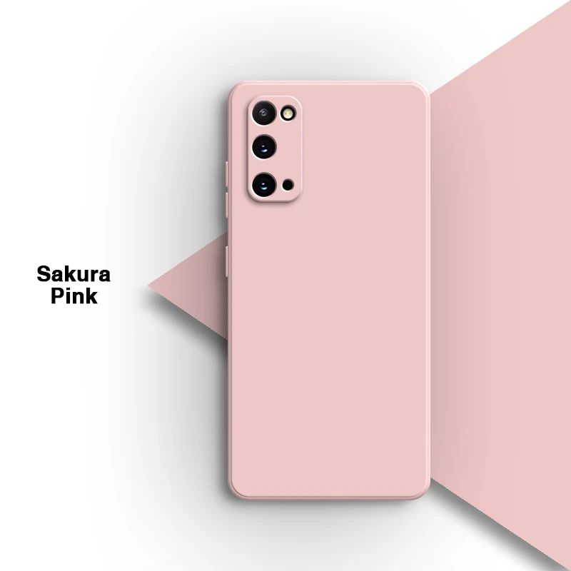 Funda de teléfono Original para Samsung Galaxy S20 Plus Ultra FE S20 + S20Plus S20Ultra S20FE 5G, carcasa trasera de silicona líquida suave