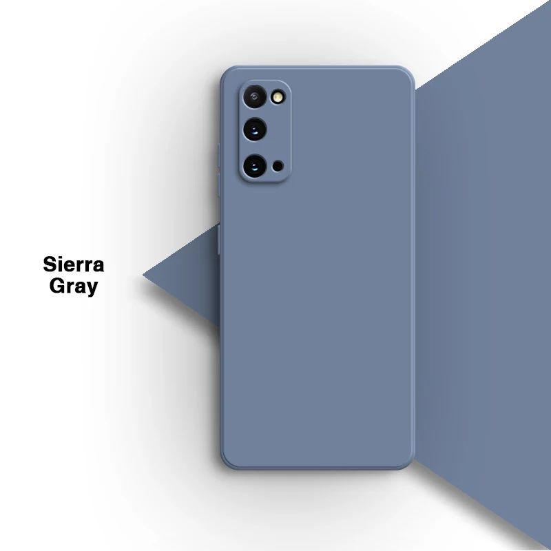 Funda de teléfono Original para Samsung Galaxy S20 Plus Ultra FE S20 + S20Plus S20Ultra S20FE 5G, carcasa trasera de silicona líquida suave