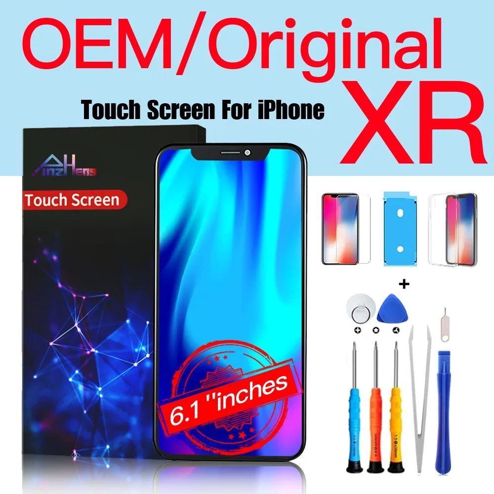 PINZHENG pantalla de alta calidad AMOLED INCELL LCD OLED OEM para iPhone 11 12 13 Mini Pro Max XS XR MAX reemplazo de pantalla con herramienta