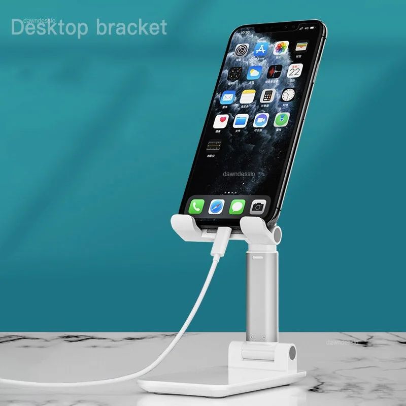 Soporte para teléfono móvil, soporte Universal para mesita de noche, plegable y de elevación, telescópico multifunción