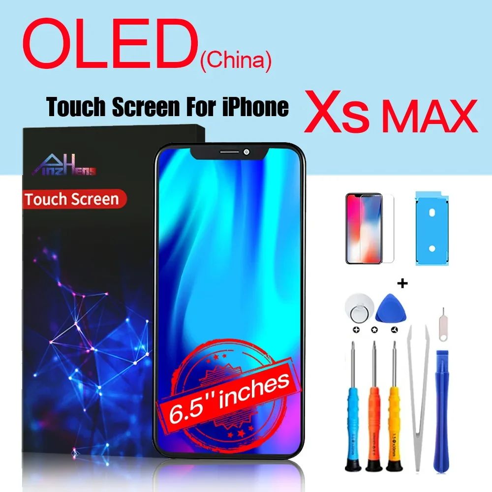 PINZHENG pantalla de alta calidad AMOLED INCELL LCD OLED OEM para iPhone 11 12 13 Mini Pro Max XS XR MAX reemplazo de pantalla con herramienta