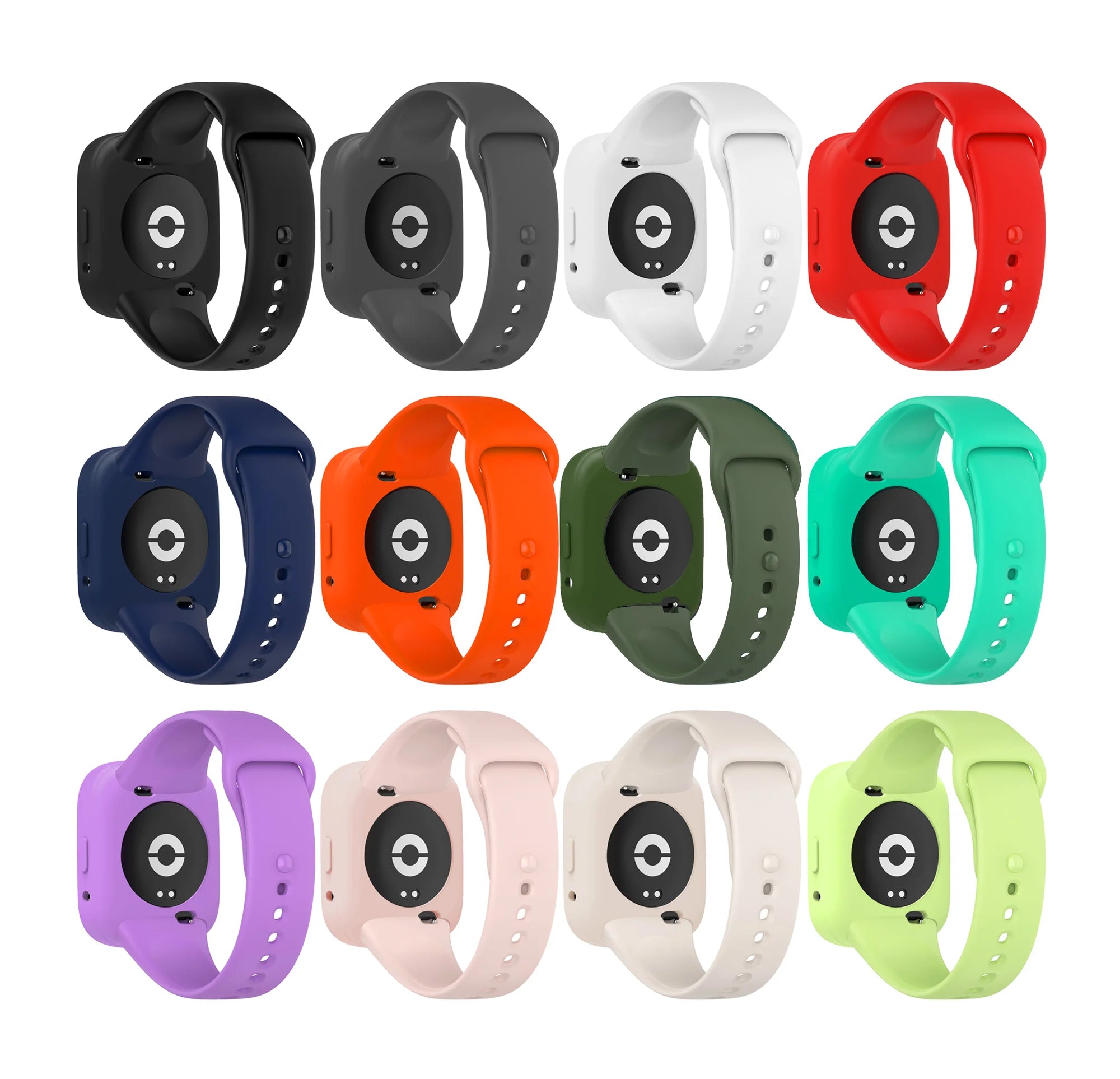 Correa de Silicona Oficial del Mismo Modelo para Redmi Watch 3 Active + Funda Protectora para Xiaomi Redmi Watch 3