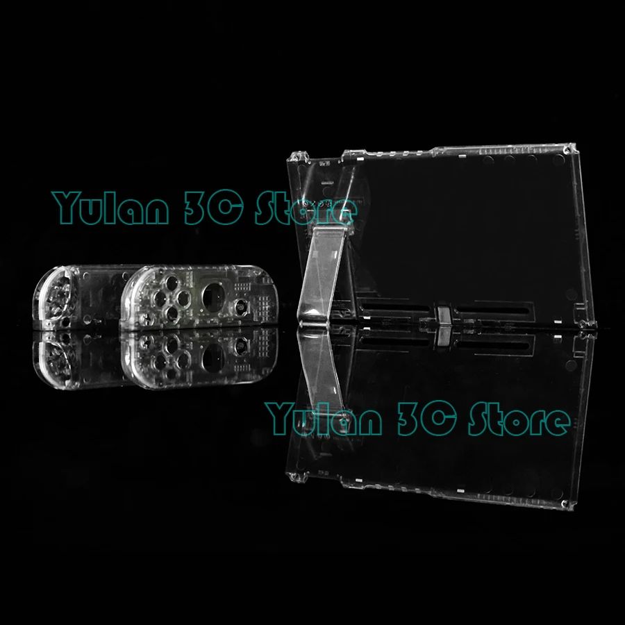 Nuevo NIntend Switch, carcasa de repuesto DIY, funda transparente para consola Nintendo Switch, accesorios de juego Joycon derecho e izquierdo