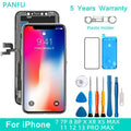 Nueva pantalla OLED para iPhone X XR XS MAX 11 12 PRO MAX pantalla LCD para iPhone 7 8 Plus X XS 11 Incell soporte de pantalla táctil 3D verdadero