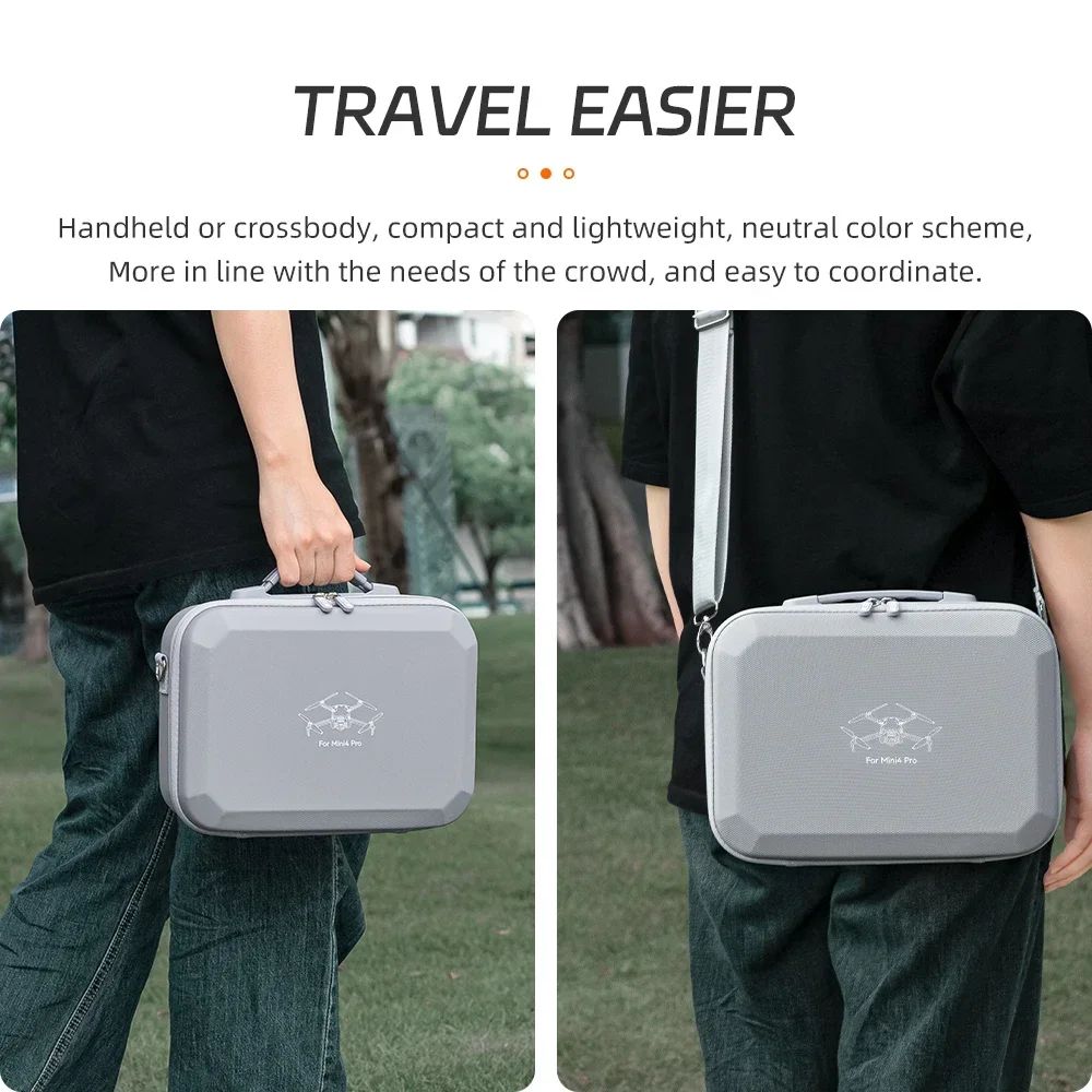 Bolso de hombro para DJI Mini 4 Pro, estuche de almacenamiento, accesorios para Drones, bolso Mini 4 Pro RC 2/RC-N2, caja de transporte rígida