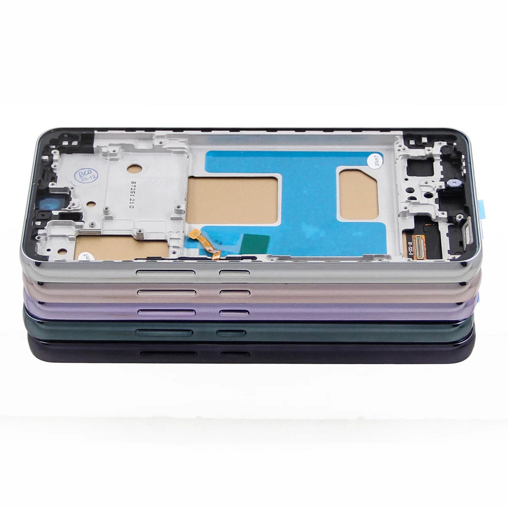 Probado para Samsung S22 5G pantalla LCD Digitalizador de pantalla táctil para Samsung S901 S901B S901U SM-S901E/DS pantalla con marco