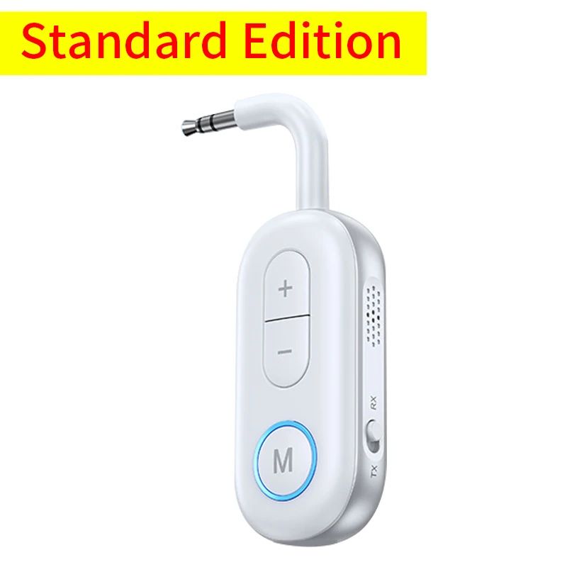 Transmisor receptor Bluetooth 5,3, conector auxiliar de 3,5mm, Dongle USB para avión, adaptador de Audio inalámbrico para TV, PC, auriculares, kit de altavoz para coche