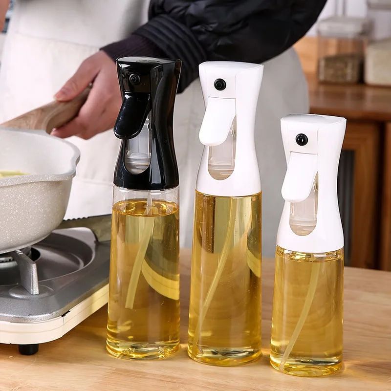 Spray de aceite para cocinar, botella dispensadora de aceite de oliva, pulveriza