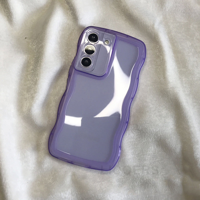 Funda para Samsung Galaxy S26 S25 S24 S23 Ultra S22 S21 S20 Plus FE, diseño de ondas rizadas, antigolpes, con protección completa para la cámara