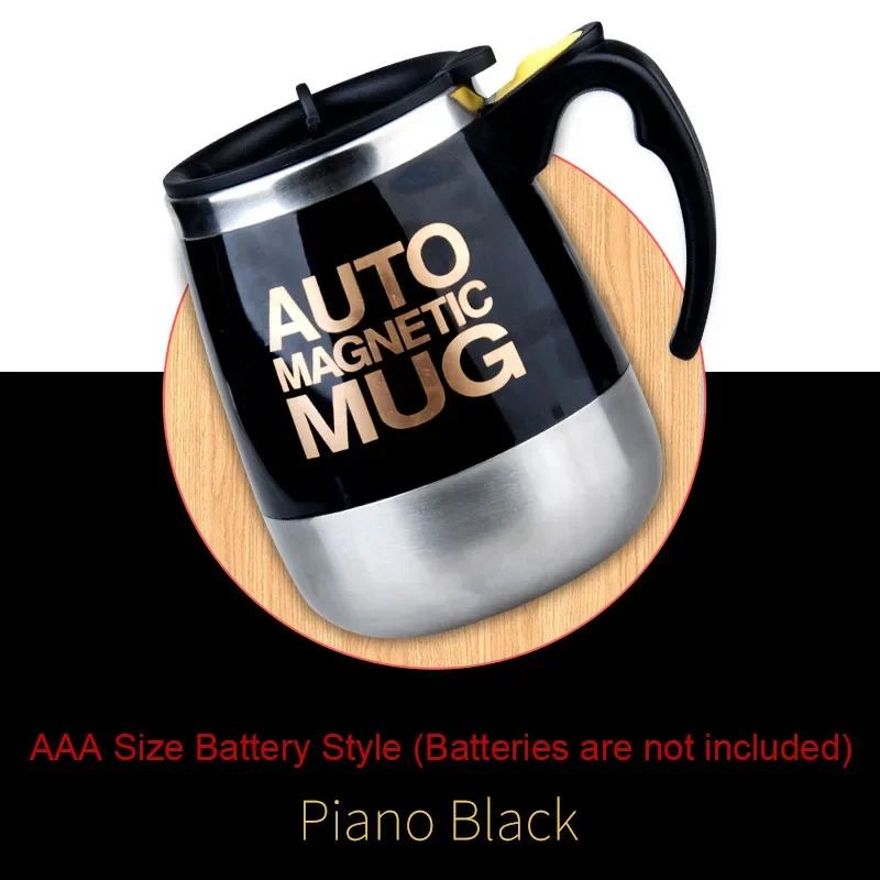 Taza magnética automática para mezclar café y leche, vaso de acero inoxidable 304, batidora creativa, mezclador inteligente, tazas térmicas, novedad