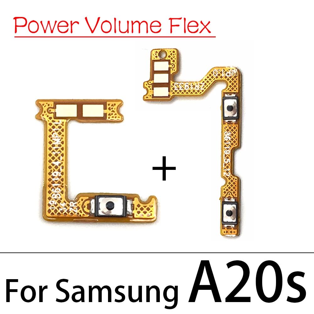 Botón de volumen de encendido y apagado, Cable flexible para Samsung A01, A10S, A11, A20S, A21S, A30, A30S, A50, A50S, A70S, A51, A71, A920, 30 unidades